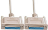 Cavo Seriali/Paralleli F/F D-Sub 25p. Cavo prol. 25p. F/F 1,8 m