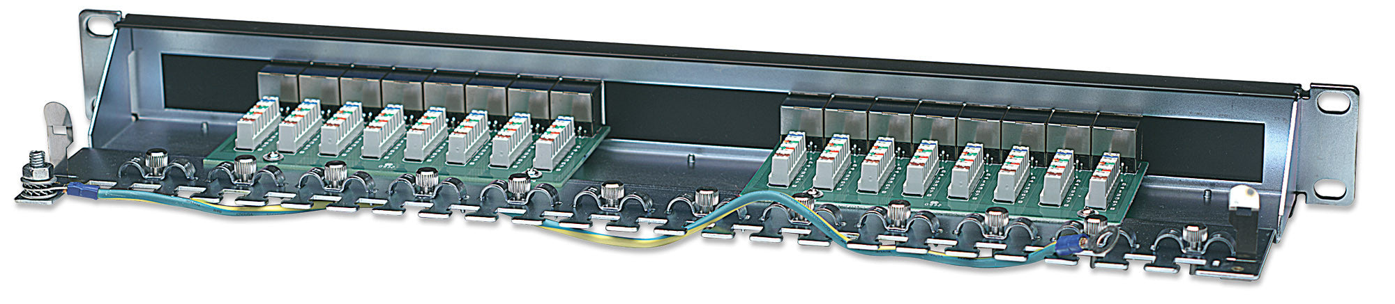 Pannello patch STP 16 posti RJ45 cat. 6
