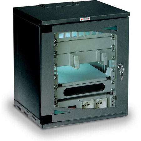 Armadio Rack 10'' a Muro 7 Unit&agrave Nero