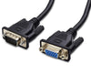 Cavo prolunga monitor SVGA standard M/F 7,5 mt NERO