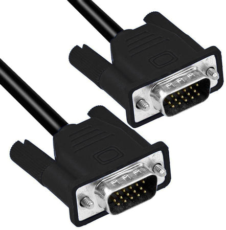 Cavo monitor SVGA standard M/M 7,5 mt NERO
