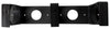 Pannello Passacavi 1U per Armadio 10'' Nero