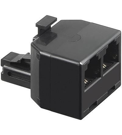 Accoppiatore telefonico duplex 6P4C M a 2x 6P4C F