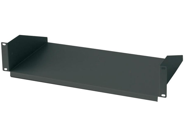 Mensola per Rack 19'' 250 mm 2U Nera 2 punti