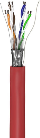 Matassa F/UTP Cavo Cat.5E CCA 100m Flessibile Rosso