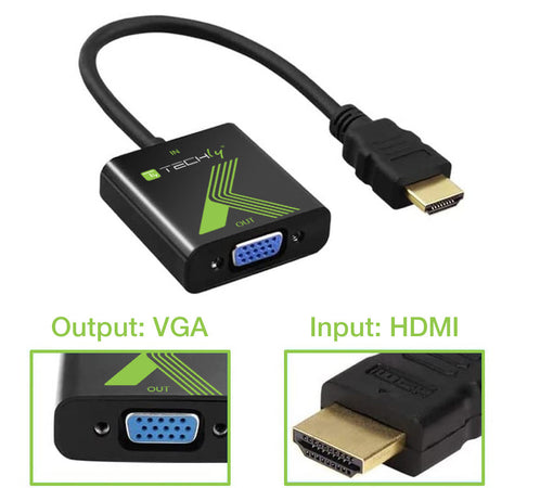 Cavo Convertitore Adattatore da HDMI&trade a VGA 1920x1200