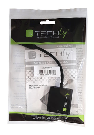 Cavo Convertitore Adattatore da HDMI&trade mini C a VGA con Micro USB e Audio