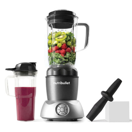 NutriBullet Select NB200DG Frullatore 1000W 0.9L Grigio scuro - (NutriBullet NB200DG 0,9 L Frullatore da tavolo 900 W Argento)