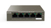 Switch Desktop 5 Porte 10/100/1000 con 4 Porte PoE TEG1105P
