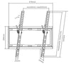 Supporto a Muro Universale Inclinabile per TV Flat-Panel 32-55''