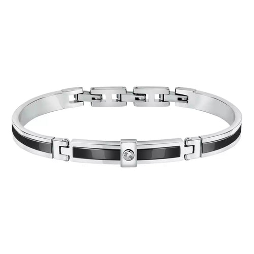 Bracciale MORELLATO Urban bangle acciaio / nero