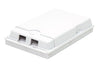 Scatola di Connessione Indoor FTTH per 2 fibre, 2 adattatori, IP20