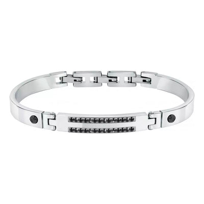 Bracciale MORELLATO uomo Urban bangle Crystal nero