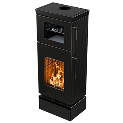 Thermorossi Stufa a Legna Zen O con Forno 9 kW