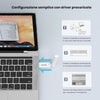 Adattatore USB Wireless Wi-Fi 6 ad Alto Guadagno 2.4G/286Mbps, U2 V5.0