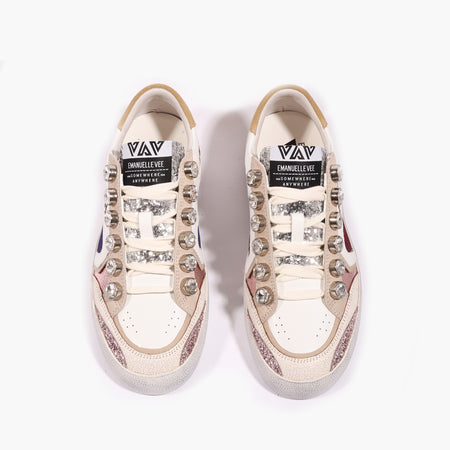 Emanuelle Vee sneakers donna Soledad ivory violet 900 20