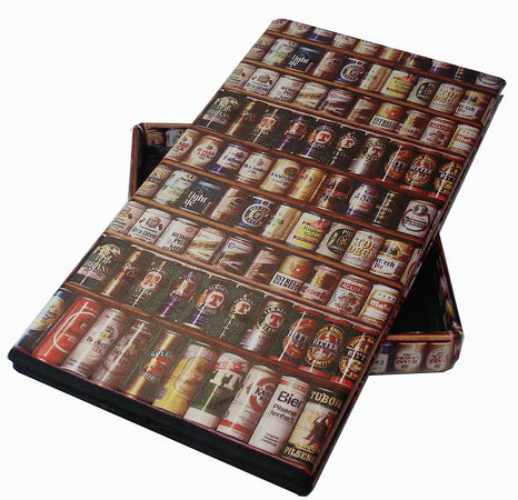 Biscottini Biscottini Pouf Contenitore Richiudibile Ecopelle Sgabello Poggiapiedi 32x32x60