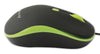 Mouse Ottico USB 800-1600 dpi Nero/Verde