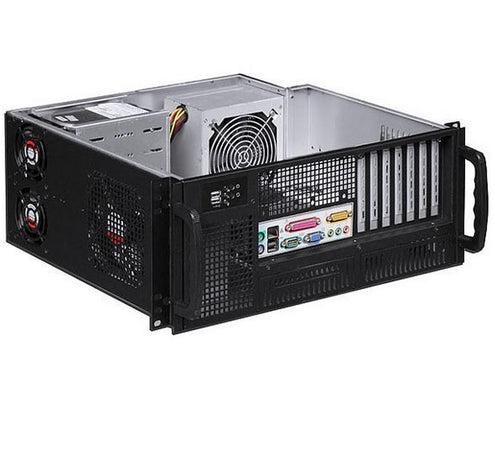 Chassis Industriale Rack 19''/Desktop 4U Ultra Compatto Nero
