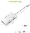 Adattatore 3 in 1 Mini DisplayPort 1.2 (Thunderbolt) a HDMI/DVI/VGA