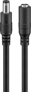 Cavo Prolunga di Alimentazione DC 2.5 mm 3 metri Nero