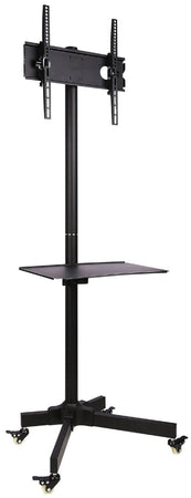 Supporto a Pavimento con Mensola Trolley TV LCD/LED/Plasma 23''-55''