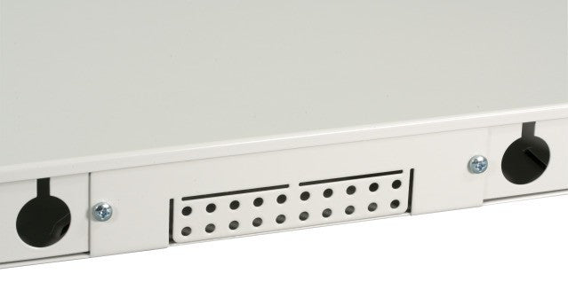 Box Ottico Versione Scorrevole 1U Senza Pannello Frontale Grigio