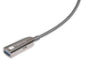 Cavo Ottico Attivo USB 3.0 SuperSpeed Active Optical Cable USB A M/F 100m Nero