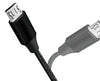Cavo USB Micro-B Maschio/USB-A Maschio 0,3 m Nero