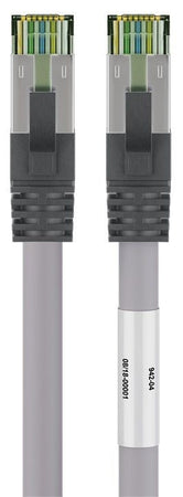 Cavo di rete Patch in rame Cat. 8.1 Grigio SFTP LSZH 1m