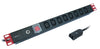 Multipresa 8 Posti C13 da Rack 19'' con Interruttore e Protezione Termica Spina C14 1U