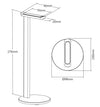 Stand in Alluminio per Cuffie