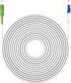 Cavo in Fibra Ottica FTTH Monomodale SC-APC (8°)/LC-UPC OS2 9/125 Simplex 15m