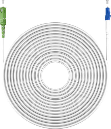 Cavo in Fibra Ottica FTTH Monomodale SC-APC (8&deg)/LC-UPC OS2 9/125 Simplex 15m