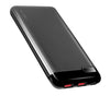 Power Bank 10000 mAh 2x USB-A 1x USB-C&trade con Display PD e QC Nero