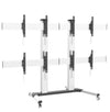 Supporto a Pavimento per 4 TV LCD/LED 32-55'' per Video Wall