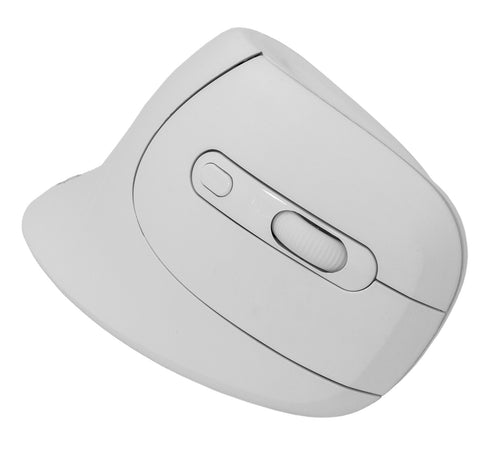 Mouse Verticale Ottico Ergonomico Wireless Bianco