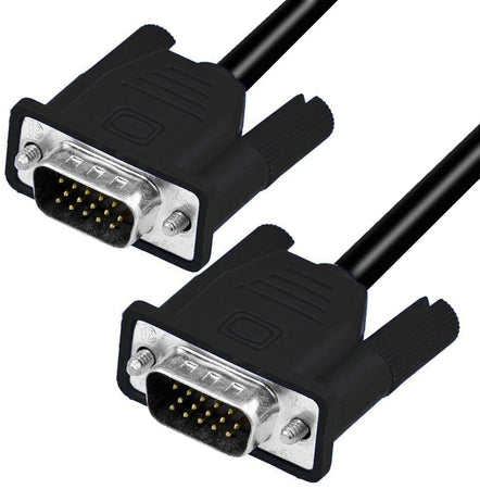 Cavo monitor SVGA standard M/M 3,0 mt NERO