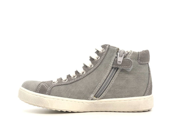 NERO GIARDINI Sneakers alta bambino grigio fumo