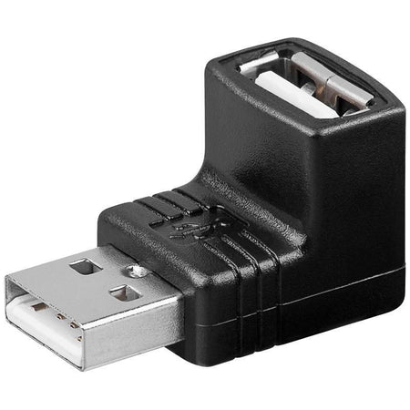 Adattatore USB A maschio/A femmina 90&deg