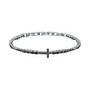 Bracciale MORELLATO uomo Tennis argento 925 / pietre nere