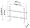 Staffa a Muro Fissa Slim TV LED LCD 40-65''