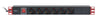 Multipresa 6 Posti da Rack 19'' con Interruttore Spina Italiana 1U