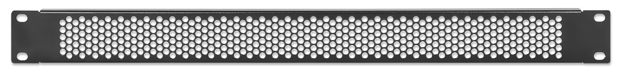 Pannello Cieco Ventilato per Armadi Rack 19'' 1U Nero