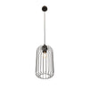 Sospensione Minimal Industrial Vander 1 Luce Nera