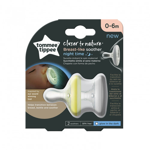 Succhietti Breast Like Night Tommee Tippee Giallo/Grigio