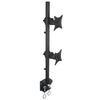 Supporto da Scrivania per 2 Monitor 13-27'' con Morsetto