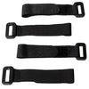 Fascette Fermacavo Nero in Velcro Set da 10 pz
