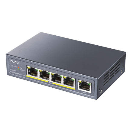 Unmanaged Switch Gigabit POE+ 5 porte, GS1005P