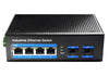Switch Industriale Gigabit 4 Porte con 2 slot SFP, IG1004S2